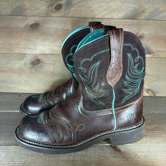 ariat fatbaby heritage dapper womens size 10 shoes brown western
